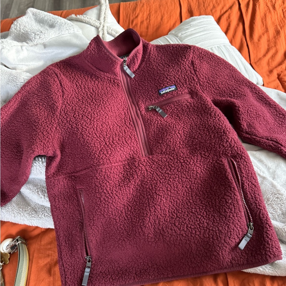 Patagonia Maroon Fleece Jacket